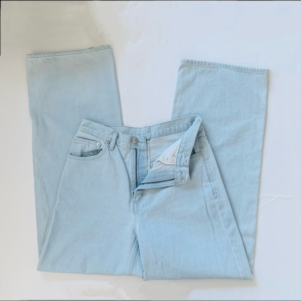 New Agolde Feel Good High Rise Wide Leg Classic Jean - Picture 3 of 15